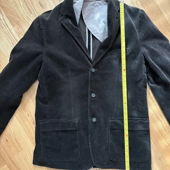 J. Crew Vintage Grandpacore Brown Corduroy Sport Coat Blazer Size Large - Picture 12 of 13